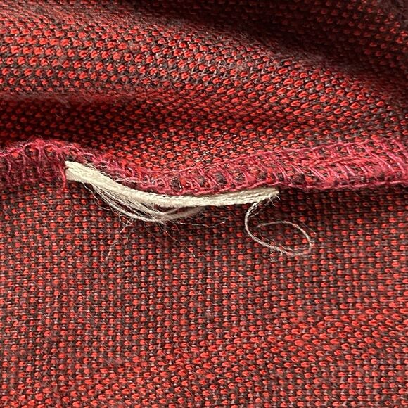 ECI New York Maxi Skirt Women’s Size Medium Red Black Knit Zig Zag Pattern - Picture 5 of 9